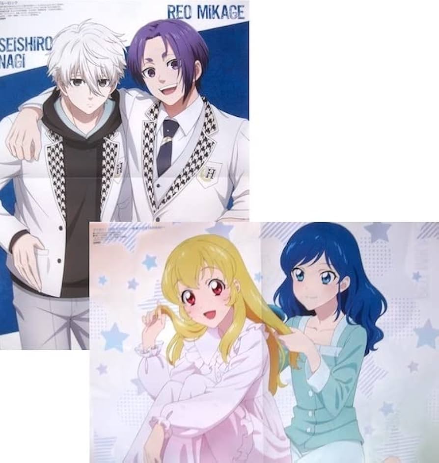Amazon.co.jp: アイカツ ブルーロック ポスター 星宮いちご 霧矢